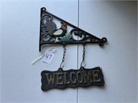 Metal Welcome Sign