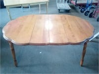 Vintage Style Wooden Table Measures 5' x 40" x