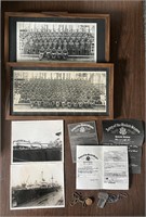 WWII Military Camp Photo, Docs & Army Award