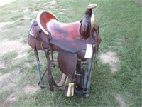 17" Hereford Brand saddle