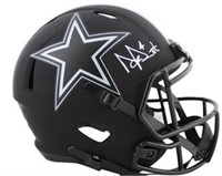 Cowboys Dak Prescott Signed Eclipse Rep Helmet BAS