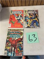 3 Captain America Comics