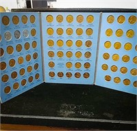 Full book of Lincoln head pennies collection