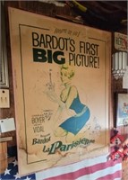 Vintage Movie Poster Bardots First Big Picture