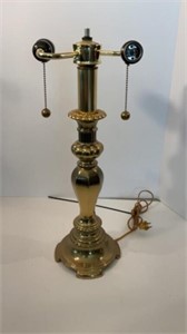 Antique Solid Brass Table Lamp 1920’s