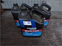 3 GAL OF PRIME GUARD BRAKE FLUID DOT 3