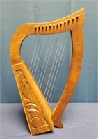 Small Vintage Celtic 12 String Harp