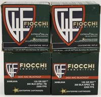 100 Rounds Fiocchi .300 AAC Blackout Ammunition