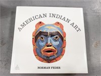 AMERICAN INDIAN ART BOOK BY NORMAN FEDER 1965