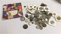 Large Selection of Foreign Coins T16F