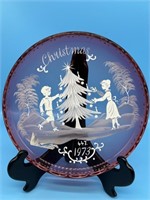 Christmas Plate 1973 - Hand Painted