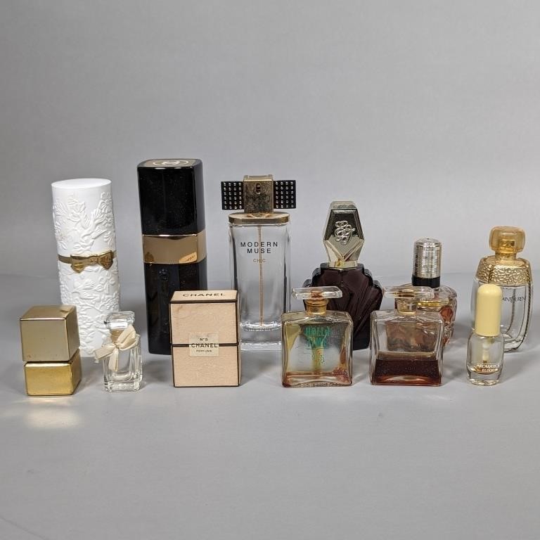 Grouping of Perfume Bottles