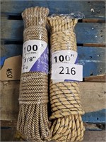 2-100’ bundles of rope