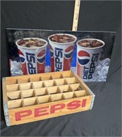 Pepsi Bottle Crate, Pepsi Wall Display