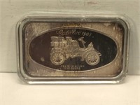 1 Ounce .999 Fine Silver Bar - Cadillac 1903 by