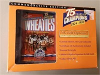 MINT 1980 OLYMPIC TEAM WHEATIES GOLD CARD