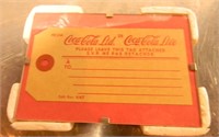 1967 Coke Shipping Tag