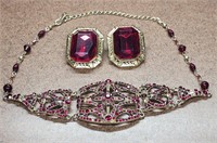 Mor's Red Gem Solstice Jewelry Set