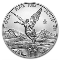 2020 Mexico 1 Oz Silver Libertad Bu