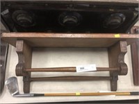 Early Wooden Towel Rack