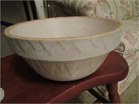 Ruckles pottery White Hall IL Dbl Sawtooth Bowl