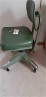 Industrial Desk Chair - Green