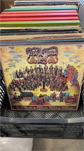 Large Crate of Albums