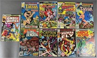 9pc Bronze Age Marvel Comic Books Mostly #1s