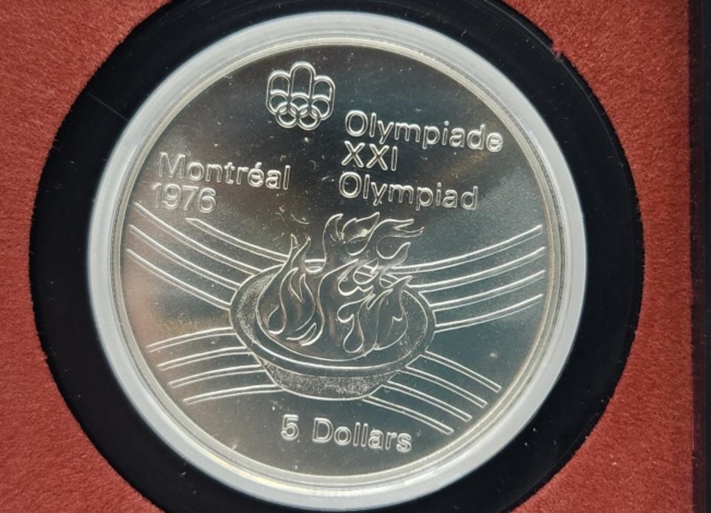 1976  Montreal Olympics silver Coin