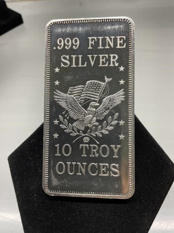 10 Troy Ounce Silver Bullion Bar!