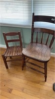 2 chairs