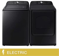 Samsung 2-piece Black Stainless Steel Laundry