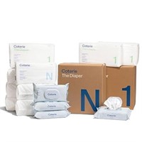 Coterie Baby Diapers + Wipes Baby Kit, Size 1