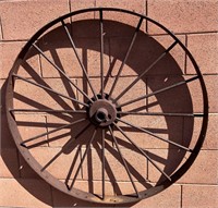 43” Antique Metal Wagon Wheel