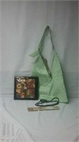 Ladies Purse With Coasters, Necklace & Incense