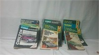 Various Vehicle Repair Manuals Including Chevette