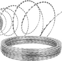 VEVOR 98FT Razor Wire  98 FT  Sliver