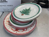 Christmas & Happy new year paper plates