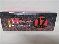 500 Rounds Hornady Varmint Express 17 Mach 2