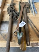 Threader Handle, Wrench, Pry Bar, Pipe Wrench