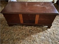 Antique Stewart Safe seal cedar chest