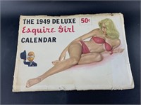 1949 Deluxe Esquire girl calendar