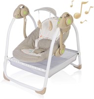 Infant-Toddler Swing  6 Motions  2 Toys  Khaki