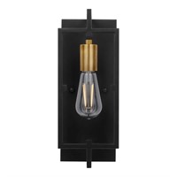 Kenton 1-Light Matte Black  4.75in Wall Sconce