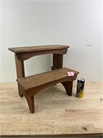 Wood step stool