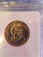 Andrew Jackson GP Dollar 24KT Gold Enriched