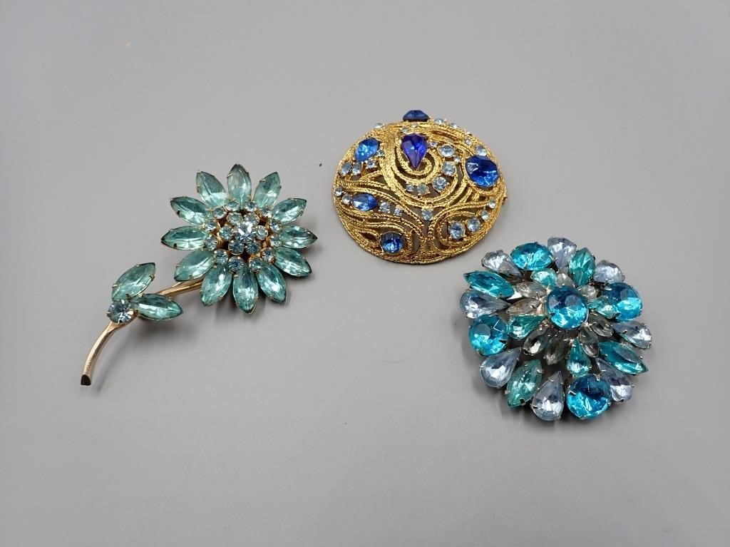 Costume Gold and Silver Tone Brooch