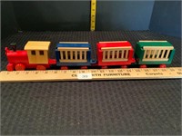 Vintage Santa's World Circus Train Wooden