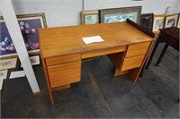 teak desk-5-drawers