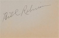 Bill Robinson signature cut